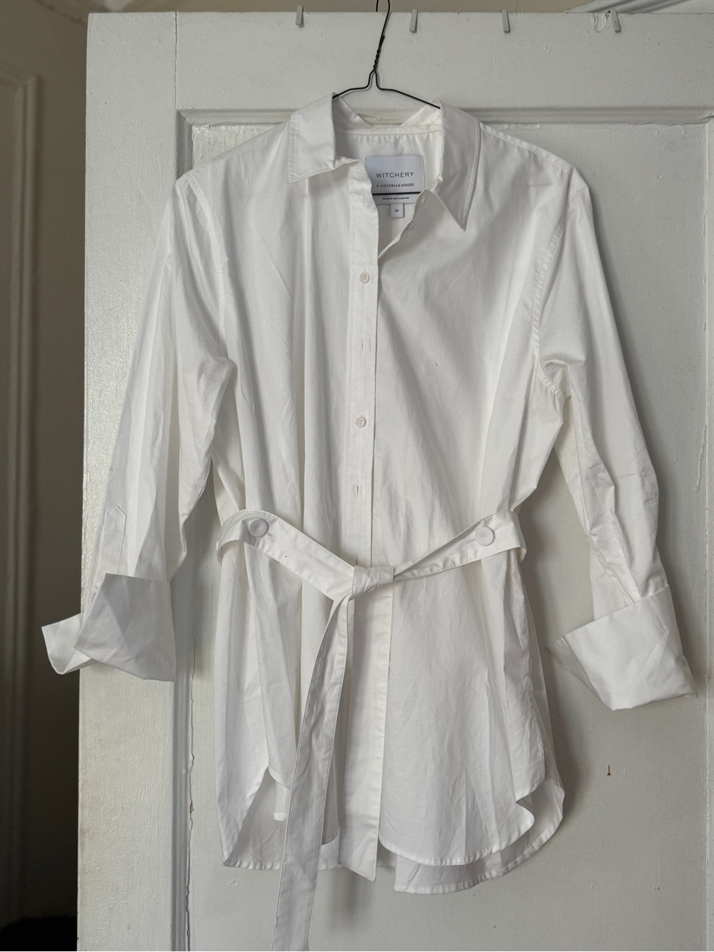 The Witchery White Shirt (part OCRF campaign). Size 10 (AUS), 6, (US).